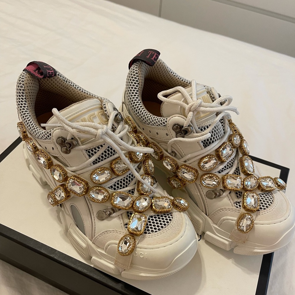 Gucci Flashtrek with Crystals